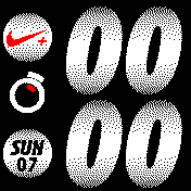 NIKE+ Gradient White 12H