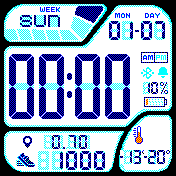 DIGITAL BIG AM PM 12HS