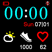 Đồng hồ số đơn giản 3