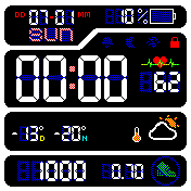 GIOBIN-DIGITAL BLACK Colored