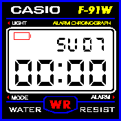 casio F91W