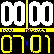 V4, Uhrzeit, Datum, Schritte, Distanz, Bluetooth, Batterie