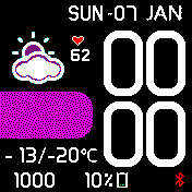 Cyrano Weather TwoRow Purple EN