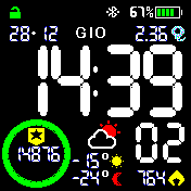 Digital ita with seconds