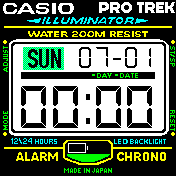 casio protrek white