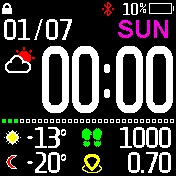 Large Digits 12h Watch v2a