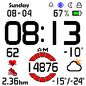 DIGITAL LIGHT v6.6.9.2 - RED - ENG (12H/24H/MMDD/DDMM)