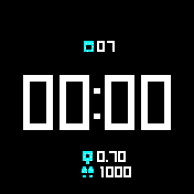 Digital Bip Simple Blue