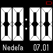 Amazfit Bip BIG DIGITAL BLACK SK SIMPLE