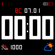 Simple WF centr clock