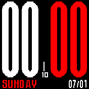 Red Minimalist 12h - David Khoirul