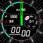 Inspired by Casio G-Shock (24 hours version)