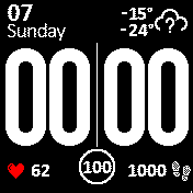 Big Digital Weather 12h