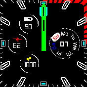 Analog g-shock inspired design