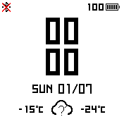 Simple digital weather inverted