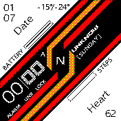 N Watch Orange Red 3