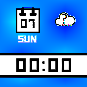 Pebble Time Blue 24H