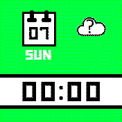 Pebble Time Green 24H