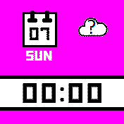 Pebble Time Purple 12H