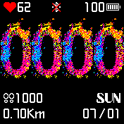 Digital colours no seconds