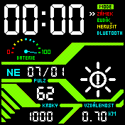 The Zero Watch CZ (Greenish)