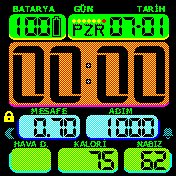 Çizg Fontlu sarı Dijital Hepsi bir arada Turkce