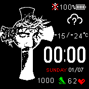 catholic jesus watchface