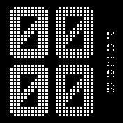 Nokta stilli Büyük Saat Ve Gün