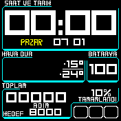 Tam Dijital Fontlu Siyah Turkce