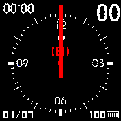 Medical Student Large Seconds Display (Black)