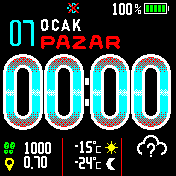 Ay ve Gun isimli Kırmızı Beyaz Fontlu Her seyli Turkce