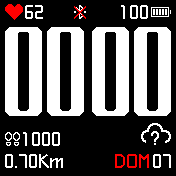 Digitale bianco senza secondi