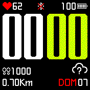 Digitale lime senza secondi