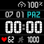 Mobil Led Fontlu Siyah Turkce