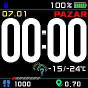 Renkli Buyuk saatli Gun isimli Turkce