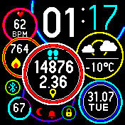 Rainbow Circles - English