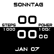 BLACK&WHITE SPLIT DE/EN 24h/12h