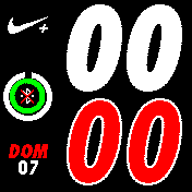 Apple Nike+ rosso con secondi