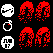 Nike+ Red/black