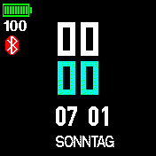 Simple Watchface with status, without seconds