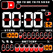 Crazy Numbers Red Black White Edit