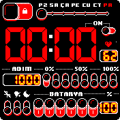 Çılgın Rakamlar Siyah Kırmızı