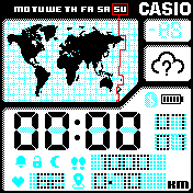 CASIO WORLD TIME ULTIMATE (24H + 12H updated)