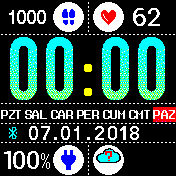 Renkli Büyük ikonlu çok fonksiyonlu