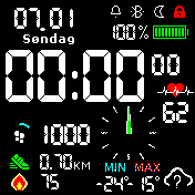 Digital Dark Colored Edit 24H-DK