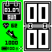 Pebble Green BG Black EN