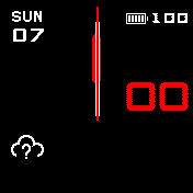 Red_Analog_Sec._&_Digital Time at Fixed Position v2