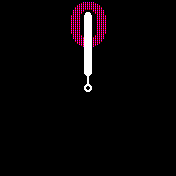 Pink Numbered Analog