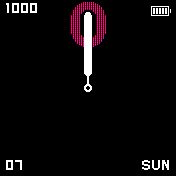 Pink Numbered Analog + Steps