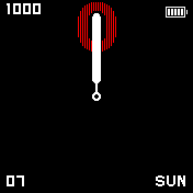 Red Numbered Analog + Steps